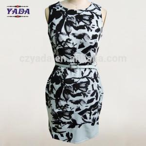 Wholesale New style elegant frocks floral print ladies classic casual clothing women dresses sexy dress in cheap price from china suppliers