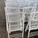 Rattan / Wicker Seat Back Material Customized Colour Rustic Bamboo Folding