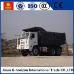 High Strength Skeleton Cab ZZ5707S3840AJ Mining Tipper Dump Truck White Yellow