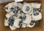 Silicon Carbide Filament Mounted Nylon Abrasive Wheel Brush​ With 6mm Shank