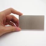 credit card power bank with aluminium faceplate