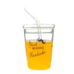 Beer Heat Resistant 350ml Borosilicate Glass Coffee Cup
