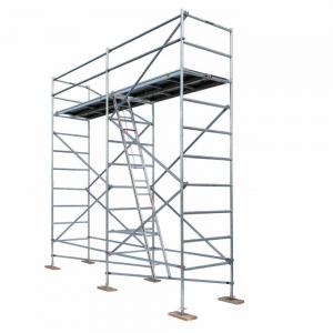 Wholesale Cuplock Aluminium Mobile Scaffold  H Frame Ladder Scaffolding System from china suppliers