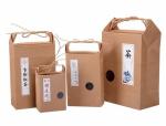 kraft rice packing bag,Custom logo rice bags stand up colorful printing kraft