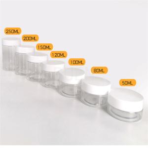 Wholesale 68 Teeth Empty Plastic Cosmetic Jars Wild Mouth With White Plastic Cap from china suppliers