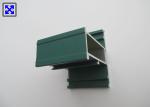 Green Powder Coating Aluminum Window Profile For Soundproof Casement Window