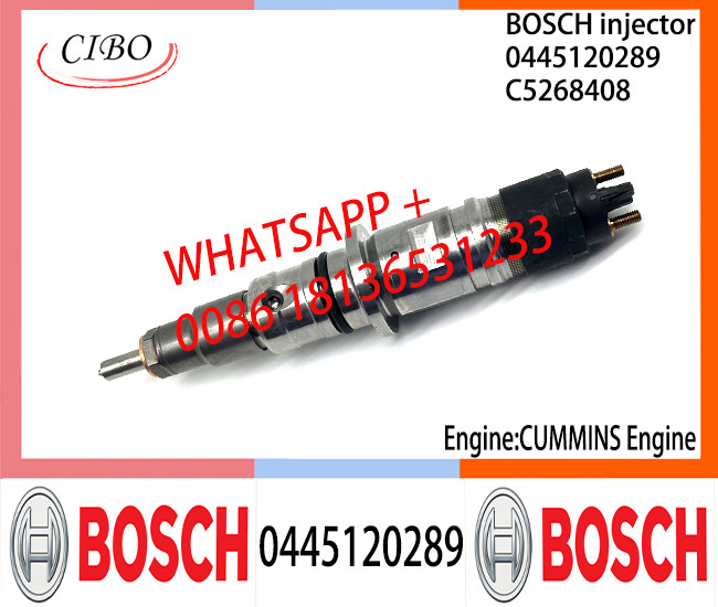 BOSCH 0445120289 Neutral Diesel Fuel Injector Assembly 0445120289 C5268408 For CUMMINS Engine