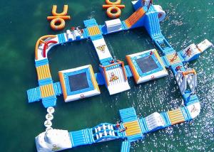 Wholesale Safe Ocean Inflatable Water Park / Commercial Floating Water Playground from china suppliers