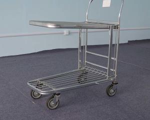 Wholesale Warehouse Four Wheel Shopping Trolley Metallic Q235 ISO9001 Certification from china suppliers