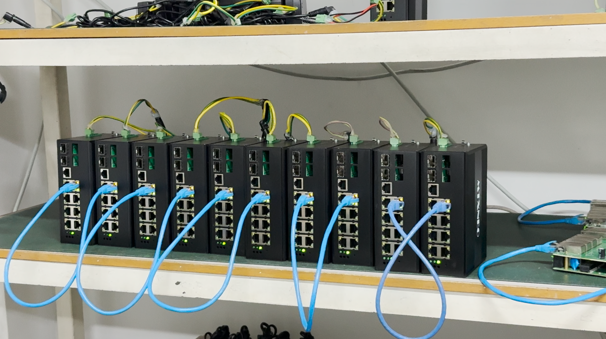 6 Port Gigabit Managed Hardened Network Switch Compact Size Dual Power DC12V