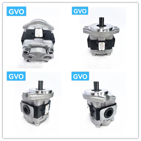 New model for wheel excavator, Shimadzu 25 displacement, pump body with side inlet and side outlet, right-hand gear pump, pilot pump