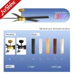52-Inch DC Motor Ceiling Fan Modern Decorative Low Watt Fan with Remote Control