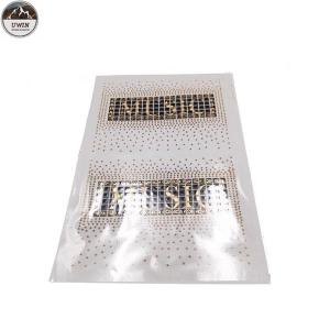 Wholesale Music Letter Logo Bling Iron On Patches One Side Design With Black Base Color from china suppliers