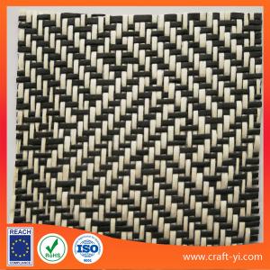 Wholesale Eco friednly natural straw fabric texture basket weave straw fabrics from china suppliers