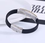 Trendy Custom Silicone 316L Sports Energy Bracelet