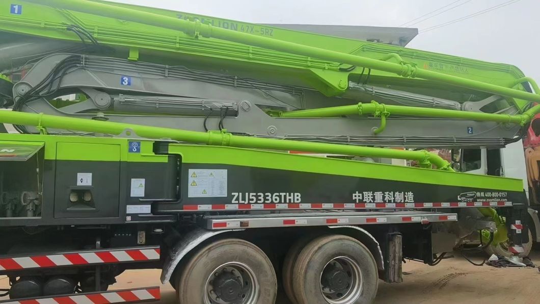 2013 Zoomlion 47m Concrete Pump on Mercedes Benz Renovated Condition Mounted Pump