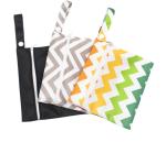 15x18cm Waterproof Menstrual Pad Bag Mini Two Pocket Beach Wet Travel Reusable