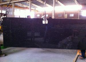Wholesale Black Galaxy Granite Island Top / Granite Kitchen Tops With Sparkles 2 CM Thick from china suppliers