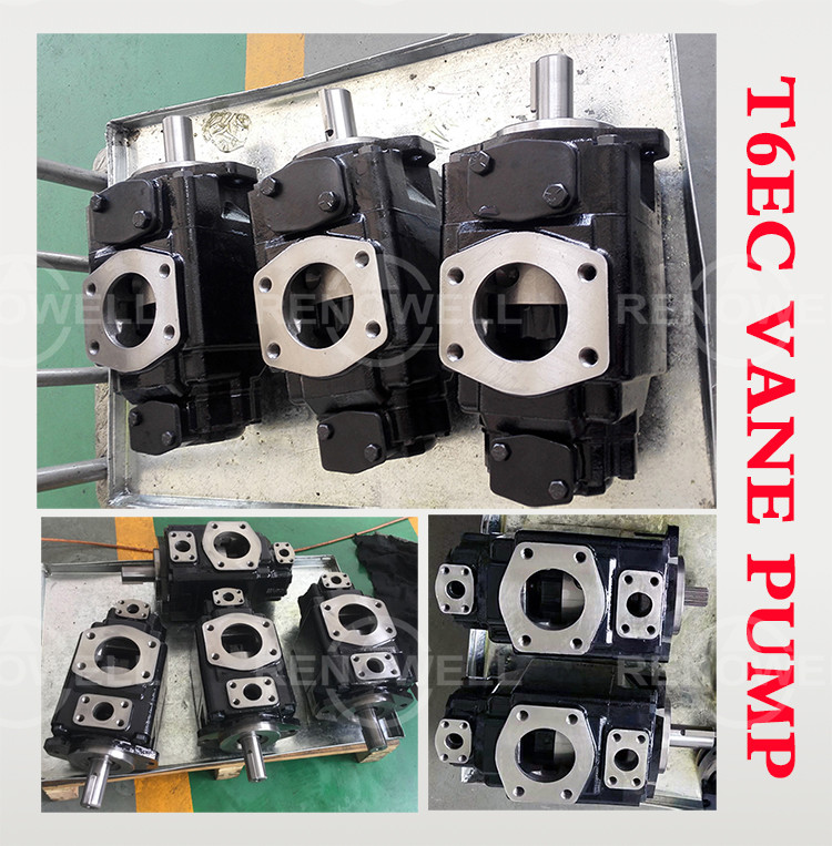 Hydraulic Triple Denison Vane Pumps , High Pressure Vane Pump For Mobile Application