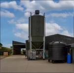 Farmhouse Style Steel Structure Cow Shed Prefabricated Temporary Storage