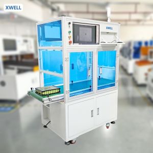 China Cylindrical Battery Positive And Negative Visual Inspection Machine Cylindrical Battery Pack Polarity Detection CCD Tester on sale