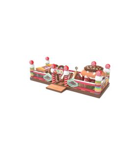 Wholesale Candy Cake Theme Children Fun Park Inflatable Slide Bouncy from china suppliers