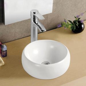 Wholesale Space Saving Ceramic Counter Top Bathroom Sink Sanitary Ware White Or Black Wash Basin from china suppliers