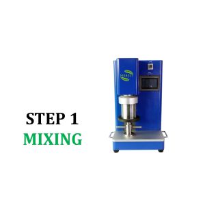 Wholesale 500ml Compact Dual Shaft Planetary Vacuum Mixer For Battery Electrode Preparation from china suppliers