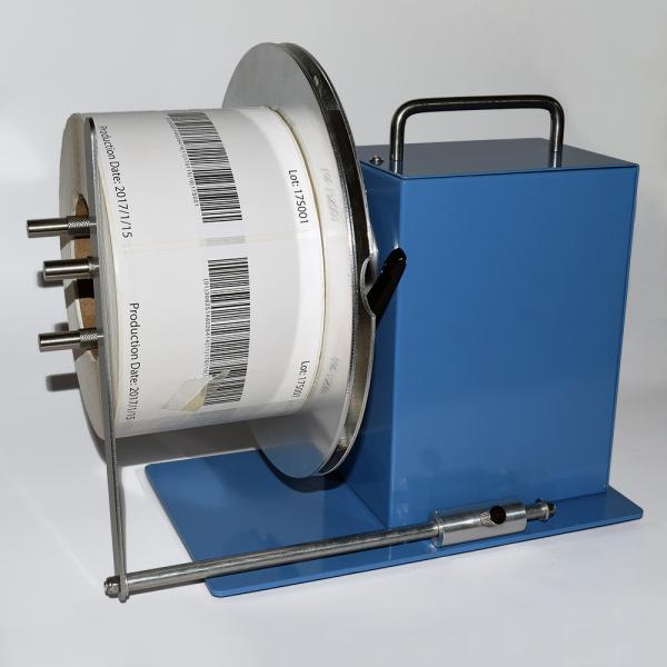 Automatic adhesive label rewinding machine barcode label rewinder S-120
