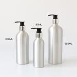 MSDS 500ml Aluminum Pump Bottle For Shampoo Packing