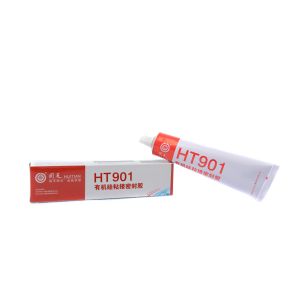 Wholesale HT901 RTV Silicone sealing compound adhesive single component , semi flowing from china suppliers