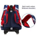Primary School Trolley Backpacks Boys And Girls Cartoon Printed