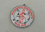 Die Stamped Synthetic Enamel Medal Nickel Brass Award Medals For Music Club