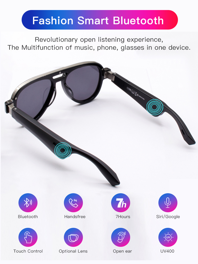 Smart Glasses Myopia Astigmatism Blindness Intelligence Polarized Light Waterproof Blue Light Protection AI Glasses