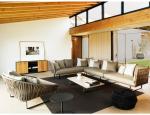 Customized Outdoor Rattan Garden Furniture / Morden Wicker Garden Sofa