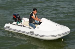 Wholesale Rigid Hull Inflatable Yacht Tenders , Three Person Motorized Inflatable Boats from china suppliers