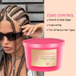 Chebe Rice Water Instant Braid Loc Twist Gel No Residue Braiding Gel Extra Hold