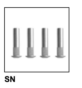 Outdoor Hydraulic Door Closer Nut Sex Nuts 4 Pcs Pack America Style Door Closer