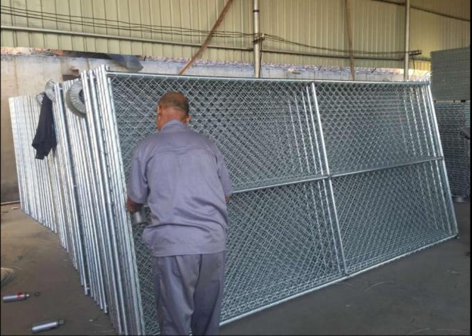 8'x12' steel construction fence panels mesh spacing 2½"x2½"(63mmx63mm) x 12.5ga diameter tubing  1⅗"(40mm) 1⅝"(42mm) 1⅞"