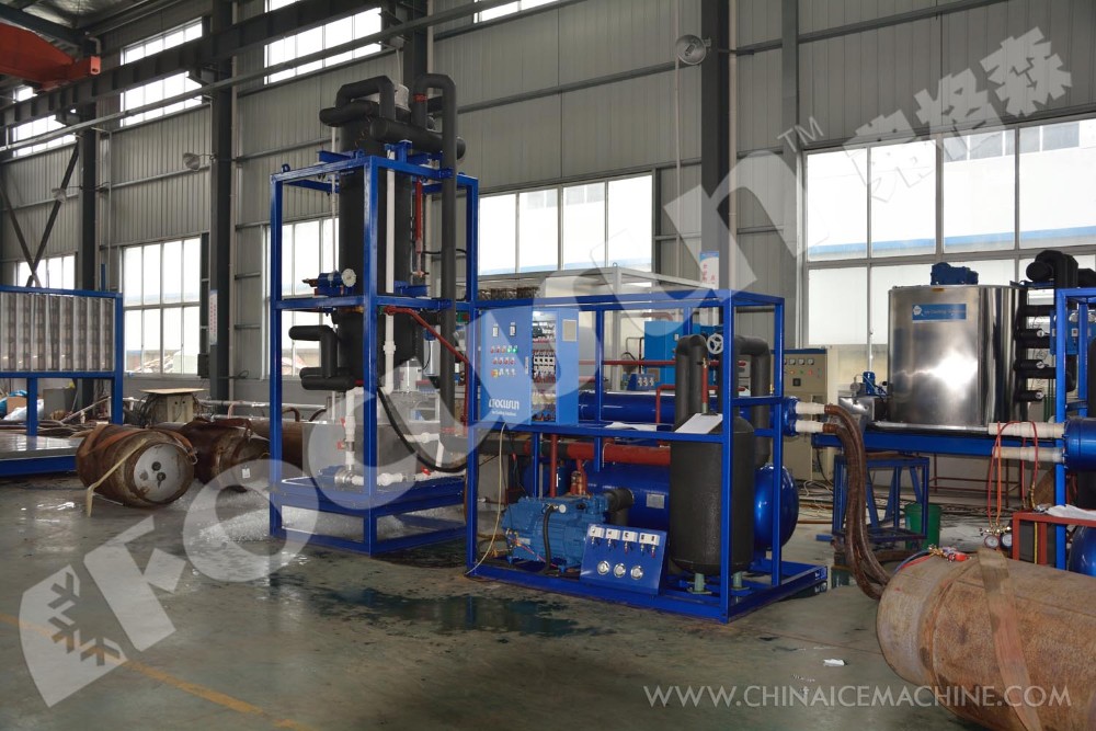 Focusun Delivers 10T/24hr Food-Grade Tube Ice Machine for Retail Market in Shanghai