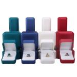 Square Leather Jewelry Box for Custom Packaging of Earrings Bracelet Necklace