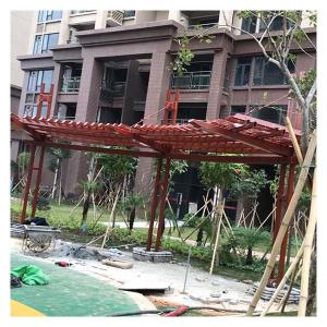 Wholesale Steel Structure Garden Shed Custom Grid Anti-Corrosion Outdoor Corridor Gallery from china suppliers