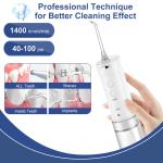 Type C Charging Teeth Charcoal Whitening Powder For Private Label Water Flosser