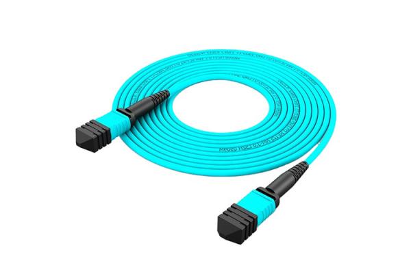 QSFP Transceivers High Density MPO MTP Cable 8 Cores 12 Cores Fiber Optic Trunk