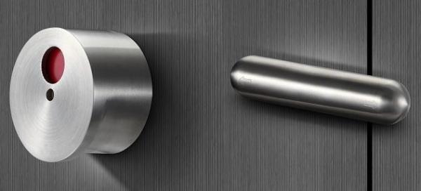 304 Stainless Steel Toilet Cubicle Fittings Hardware Lock With Indicator Toilet