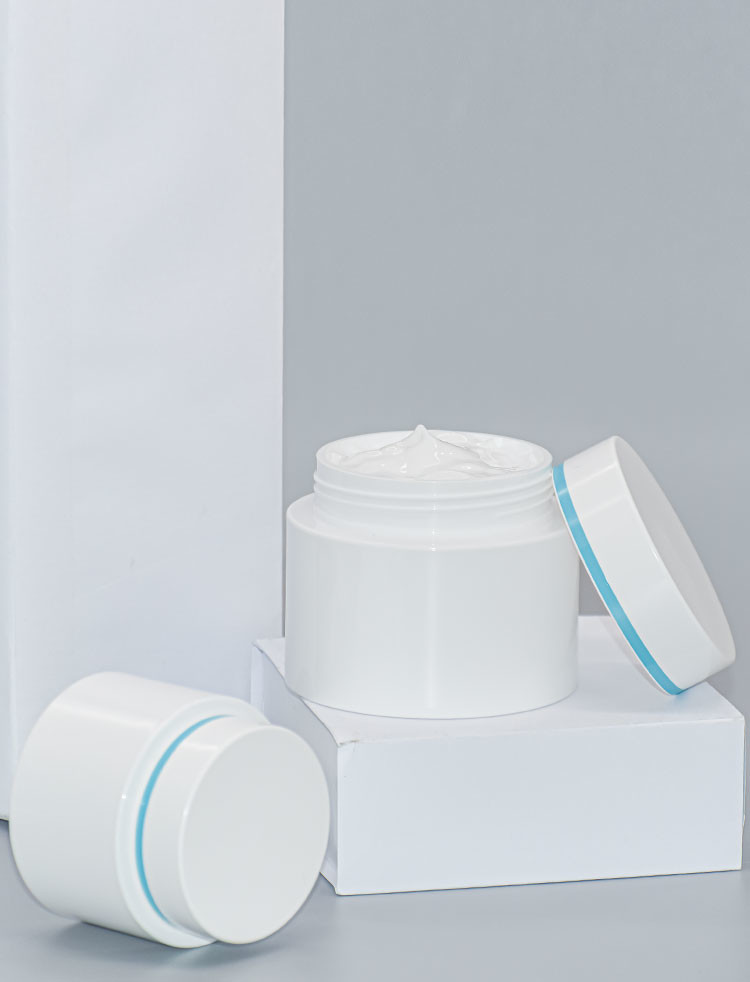 Double Wall Cosmetic Cream Jars With Lids Sustainable Packaging