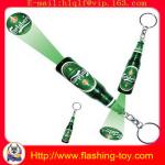 bottle shape projection keychain