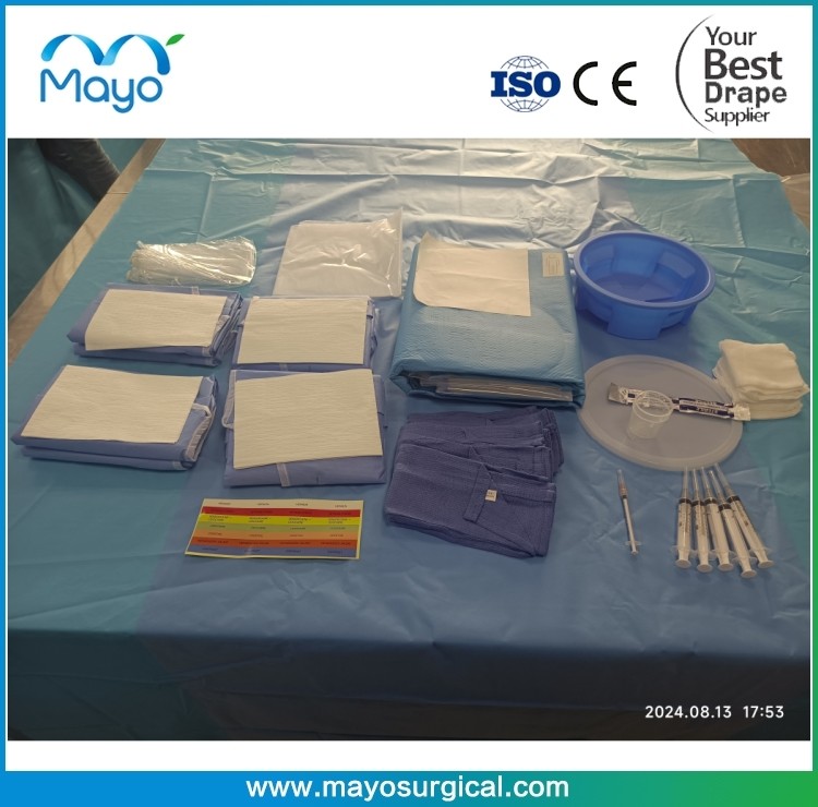 Cardiology Procedure Pack Cardiovascular Drape Pack with Drape