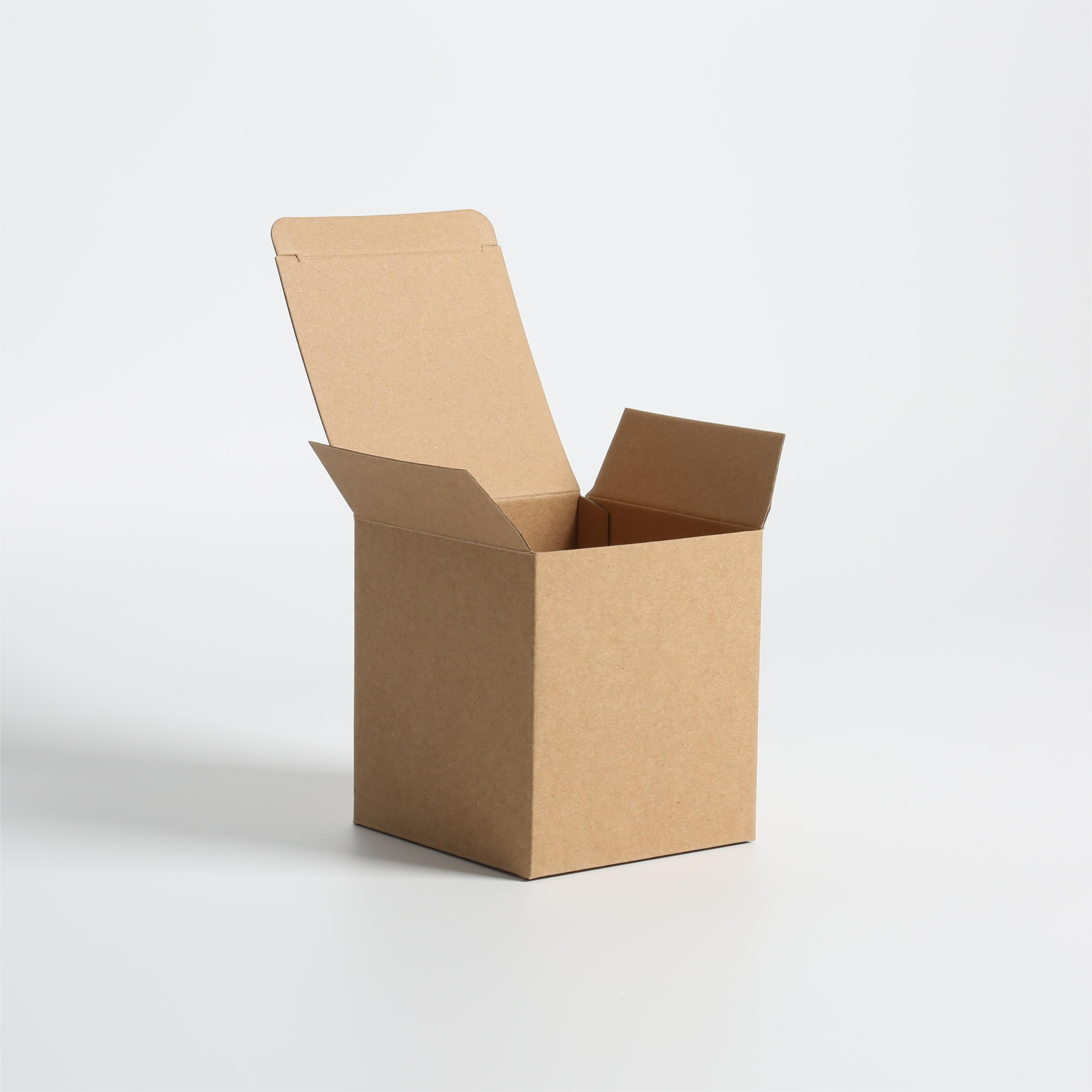 Kraft Corrugated Tuck End Box With Embossing Printing Handling For Exhibition