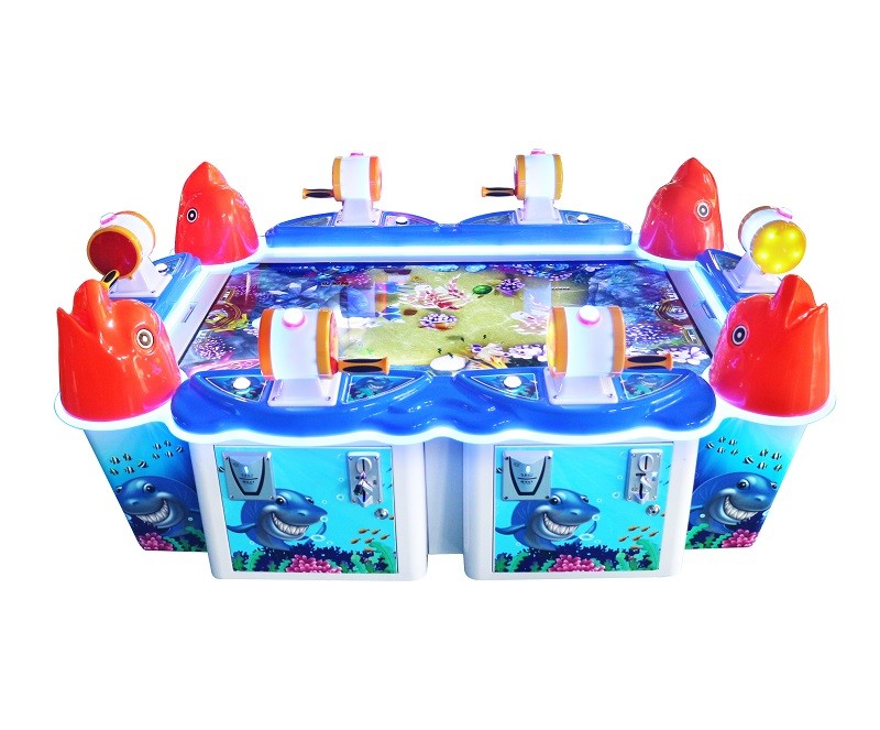 6 In 1 Fishing Game Machine / Fish Shooting Game Arcade Parent Children Interaction